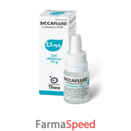 siccafluid*gel oftalmico 10 g 2,5 mg/g
