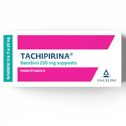 TACHIPIRINA BAMBINI 250 MG SUPPOSTE 20 SUPPOSTE IN BLISTER PVC/PE