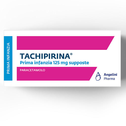 TACHIPIRINA PRIMA INFANZIA 125 MG SUPPOSTE 10 SUPPOSTE