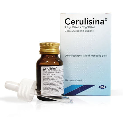 CERULISINA 4,6 G / 100 ML + 87 G / 100 ML GOCCE AURICOLARI SOLUZIONE FLACONE DA 20 ML - Farmaspeed