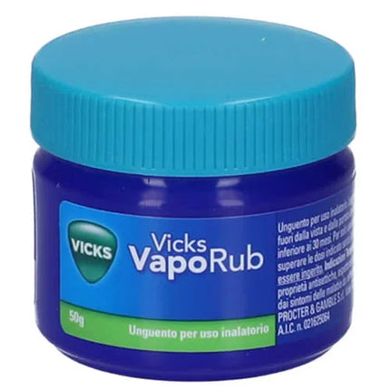VICKS VAPORUB VAPORE PER INALAZIONE UNGUENTO VASETTO IN PP DA 50 G - Farmaspeed