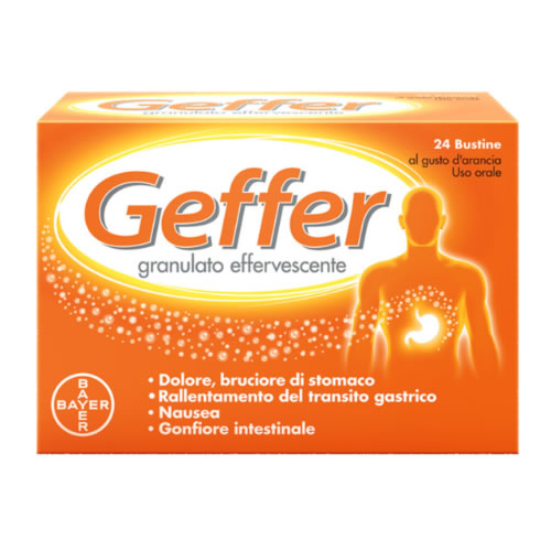GEFFER GRANULATO EFFERVESCENTE 24 BUSTINE DA 5 G