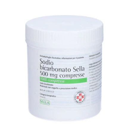 SODIO BICARBONATO SELLA 500 MG - 1000 COMPRESSE - Farmaspeed