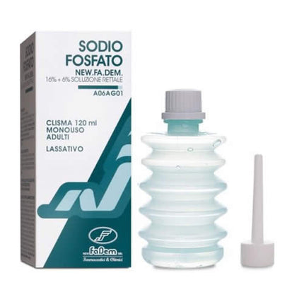 SODIO FOSFATO NEW F ADULTI 16%/6% SOLUZIONE RETTALE 1 FLACONE 120 ML