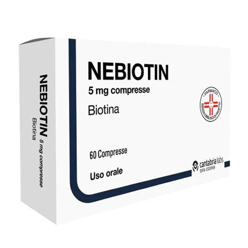 NEBIOTIN 60 COMPRESSE 5MG - Farmaspeed