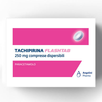 TACHIPIRINA FLASHTAB 250 MG 12 DISPERSIBLE TABLETS IN BLISTER