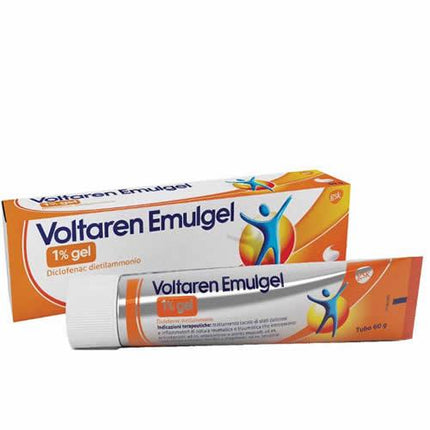 VOLTAREN EMULGEL 1% GEL TUBO DA 60 G IN LDPE/AL/MISCELA DI LLDPE-HDPE-ADDITIVO ANTIBLOCCAGGIO - Farmaspeed