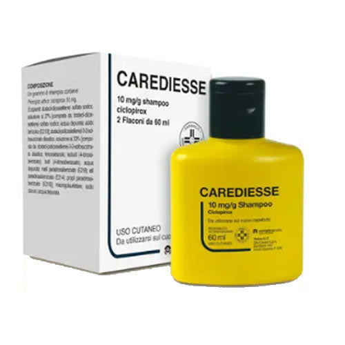 CAREDIESSE 10 MG/G SHAMPOO 2 LDPE BOTTLE 60 ML