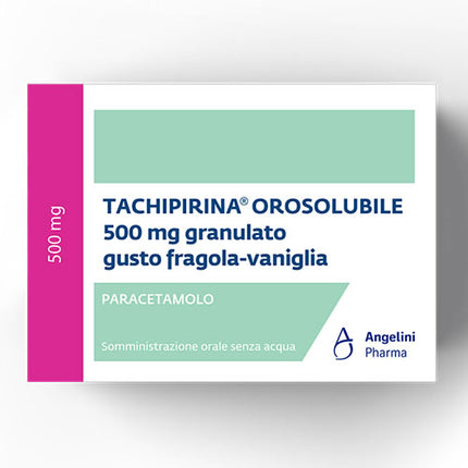 TACHIPIRINA Orosolubile 500 mg granulato Gusto fragola-vaniglia