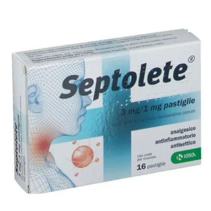SEPTOLETE 3 MG/1 MG PASTIGLIE 16 PASTIGLIE IN BLISTER PVC/PE/PVDC-AL AROMA COLA - Farmaspeed