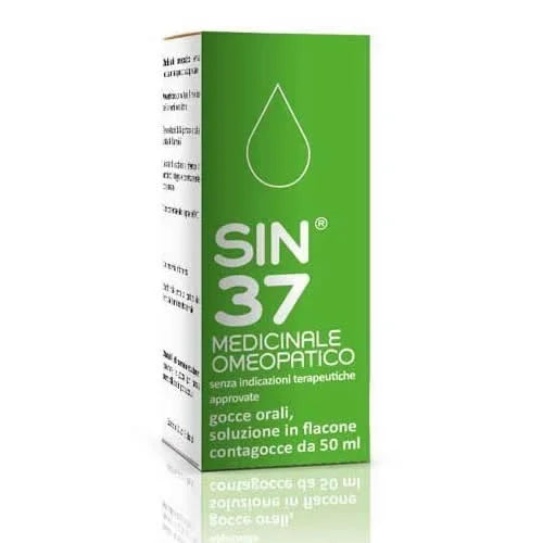 SIN 37 GOCCE ORALI SOLUZIONE 1 FLACONCINO CONTAGOCCE IN VETRO DA 50 ML - Farmaspeed