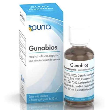 GUNABIOS GOCCE ORALI SOLUZIONE 1 FLACONE CONTAGOCCE IN VETRO DA 30 ML - Farmaspeed