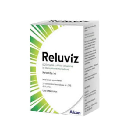 RELUVIZ 0,25 MG/ML COLLIRIO SOLUZIONE IN CONTENITORE MONODOSE 25 CONTENITORI IN LDPE DA 0,5 ML