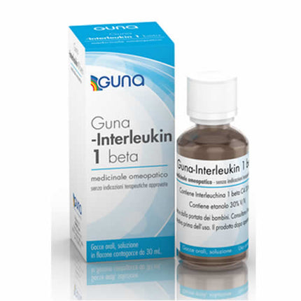 GUNA INTERLEUKIN 1BETA C4 ORAL DROPS SOLUTION 1 GLASS DROPPER BOTTLE 30ML