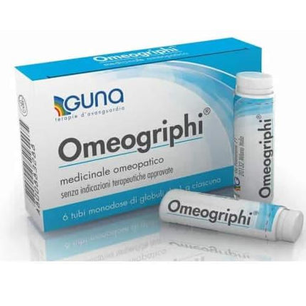 OMEOGRIPHI GRANULI 6 CONTENITORI MONODOSE IN PP DA 1 G - Farmaspeed