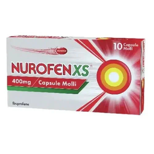 NUROFENXS 400 MG CAPSULE MOLLI 10 CAPSULE IN BLISTER PVC/PVDC/AL - Farmaspeed