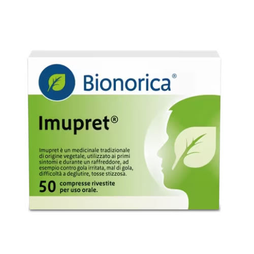 IMUPRET COMPRESSE RIVESTITE 50 COMPRESSE IN BLISTER PVC/PVDC/AL