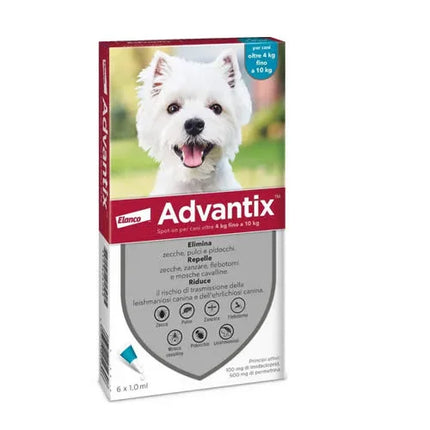ADVANTIX SPOT ON*6PIP 4-10KG - Farmaspeed