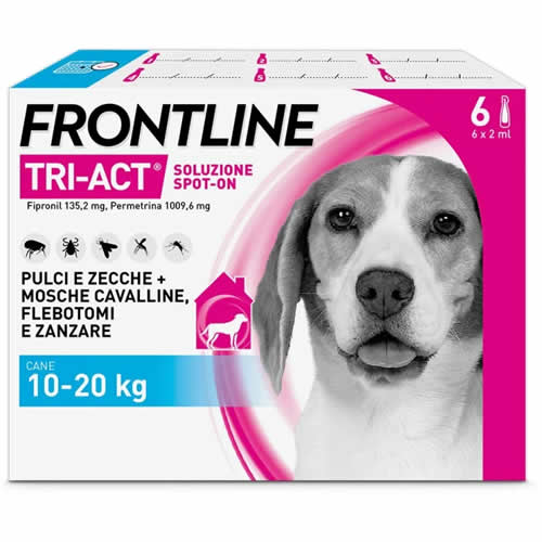 FRONTLINE TRI-ACT* 6 PIPPETTES 10-20KG