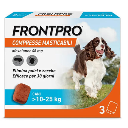 FRONT PRO CANI 10-25 KG 3 COMPRESSE MASTICABILI