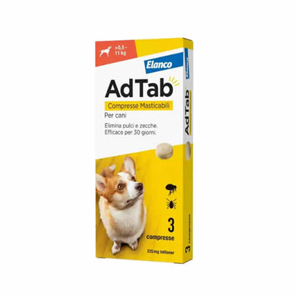 ADTAB*3CPR 225MG CANI 5,5-11KG