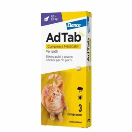 ADTAB*3CPR 12MG GATTI 0,5-2KG - Farmaspeed