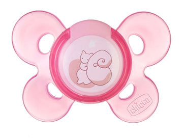 CHICCO COMFORT GIRL SILICONE PACIFIER 2-6 MONTHS 1 PIECE