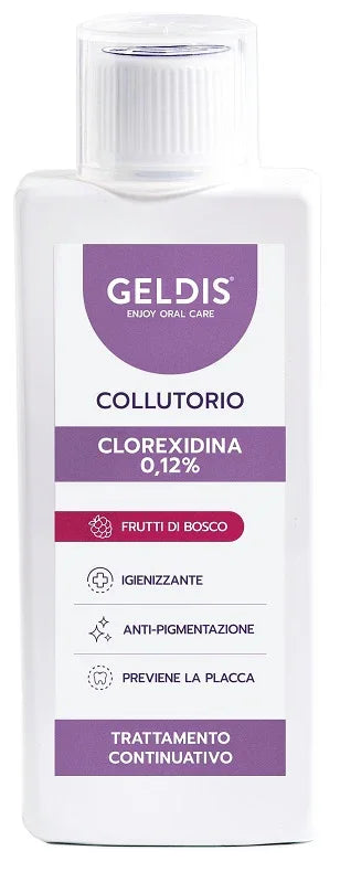 Geldis clorexidina 0,12% frutti di bosco 200 ml - Farmaspeed
