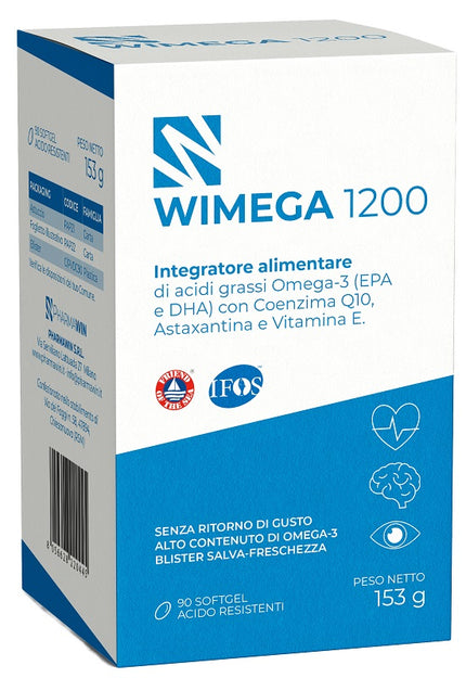 WIMEGA 1200 90 SOFTGEL ACIDO RESISTENTI