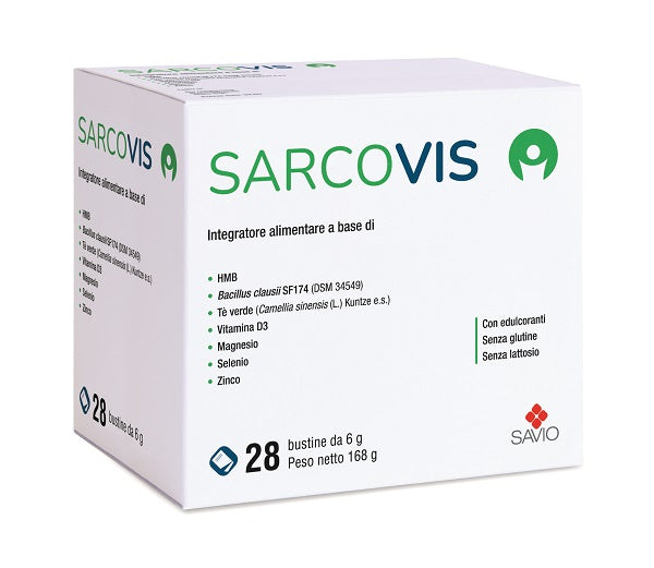 Sarcovis 28 bustine 6 g senza glutine senza lattosio con edulcoranti