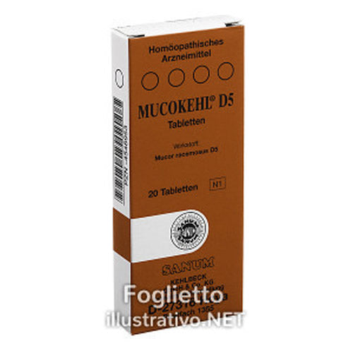 MUCOKEHL D5 20CPR SANUM