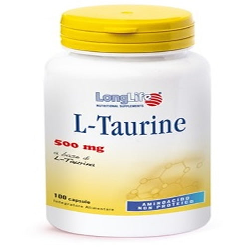 LONGLIFE L-TAURINE 500 MG 100 CAPSULE DI GELATINA DA 6,2 G