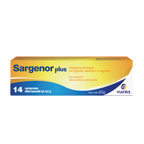 SARGENOR PLUS 14 EFFERVESCENT TABLETS OF 4.5 G