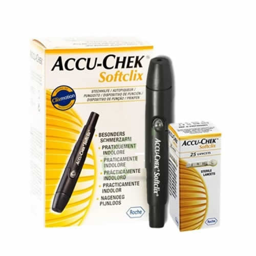 PENNA PUNGIDITO ACCU-CHEK SOFTCLIX + 25 LANCETTE SOFTCLIX + MANUALE DI UTILIZZO