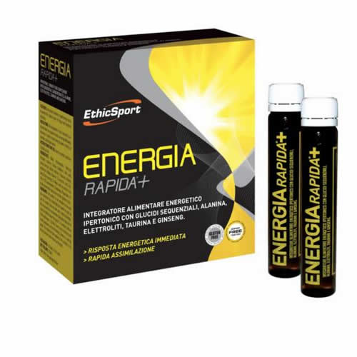 ETHICSPORT ENERGIA RAPIDA+ 10 FLACONCINI 25 ML