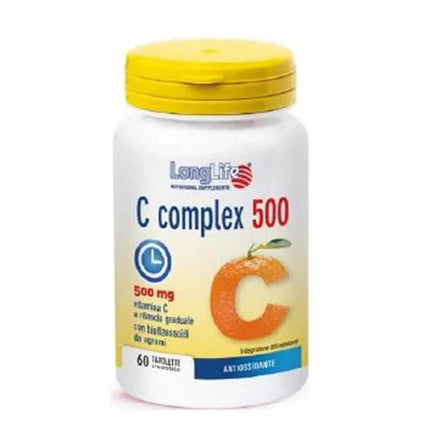 LONGLIFE C COMPLEX 500 TIME RELEASED 60 TAVOLETTE RIVESTITE - Farmaspeed