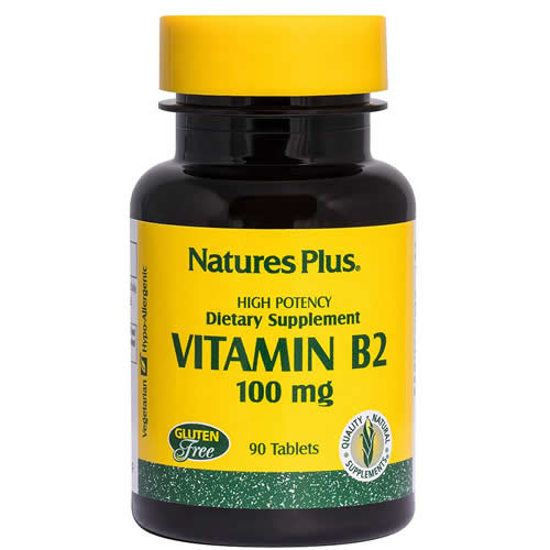 VITAMIN B2 RIBOFLAVIN 100 TABLETS
