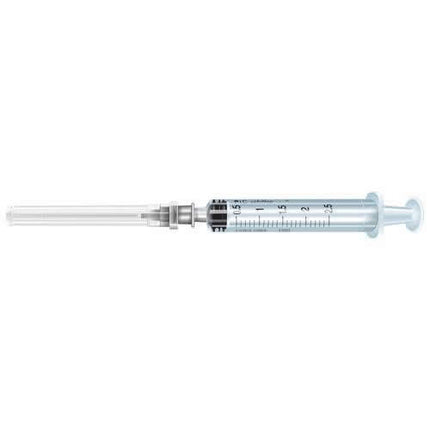 SYRINGE PIC 10 ML NEEDLE GAUGE 21X1.5 CENTRAL LUER CONE 1 PIECE