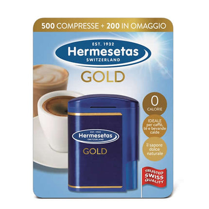 HERMESETAS GOLD 500+200 COMPRESSE 35 G