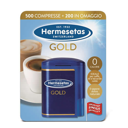 HERMESETAS GOLD 500+200 COMPRESSE 35 G