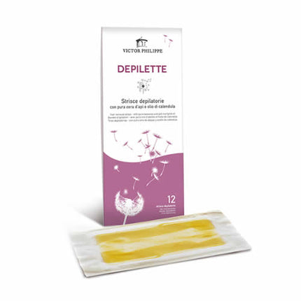 DEPILETTE STRISCE DEPILATORIE PRECERATE 12 PEZZI