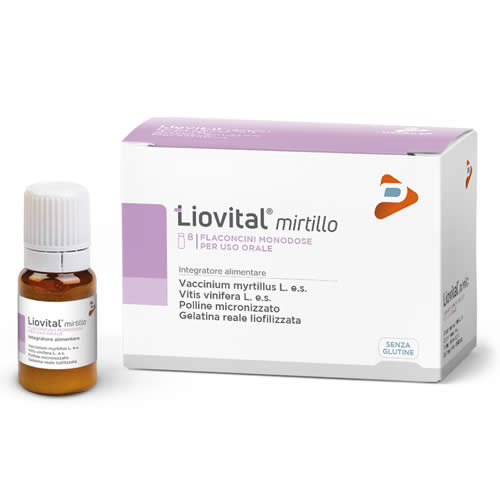 LIOVITAL MIRTILLO 8 FLACONCINI 10 ML