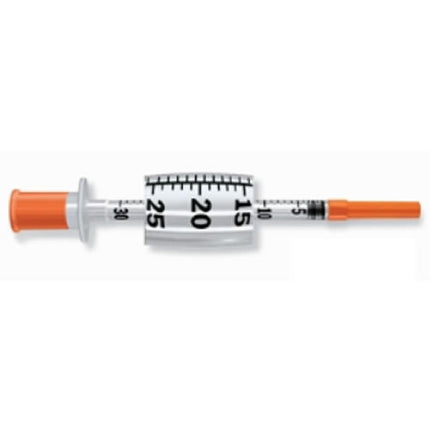 INSULIN SYRINGE PIC INSUMED 0.5 ML 100 IU NEEDLE GAUGE 30 LENGTH 8 MM WITHOUT DEAD SPACE 3 BAGS OF 10 PIECES