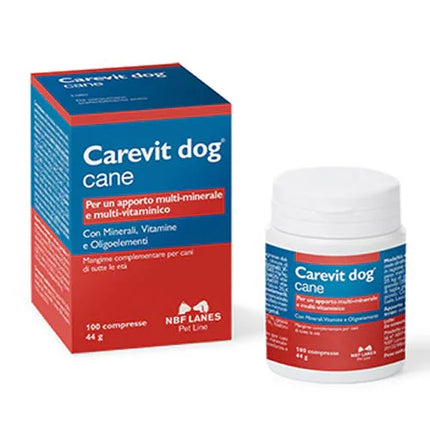 CAREVIT DOG FLACONE 100 COMPRESSE APPETIBILI - Farmaspeed