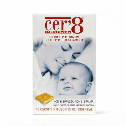 CER'8 CUSCINETTI ADESIVI ANTI ZANZARE SCATOLA DA 48 CUSCINETTI