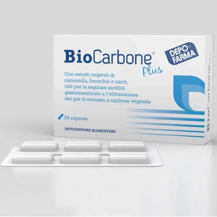 BIOCARBONE PLUS 24 CAPSULE - Farmaspeed