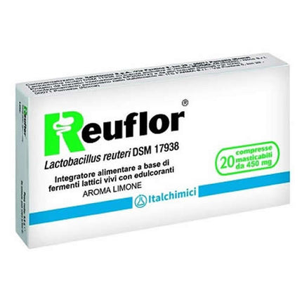 REUFLOR 20 COMPRESSE MASTICABILI AROMA LIMONE