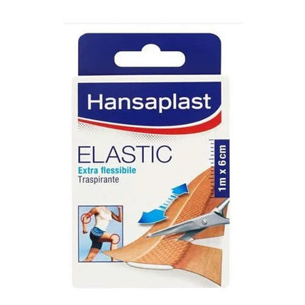 CEROTTO IN STRISCIA HANSAPLAST ELASTIC EXTRA FLESSIBILE 6 CM LUNGHEZZA 1 M 10 PEZZI - Farmaspeed