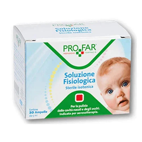 Profar Soluzione fisiologica sterile isotonica 20 ampolle da 5 ml - Farmaspeed