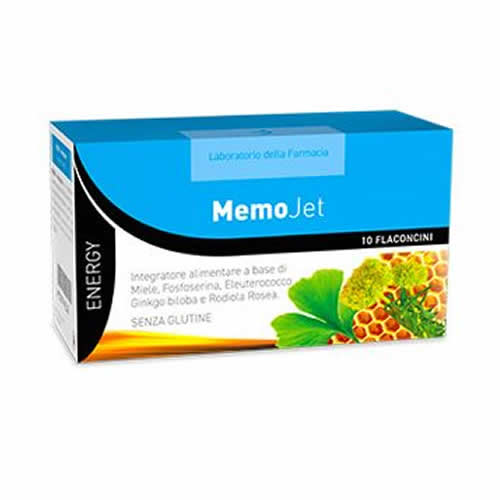 PHARMACY LABORATORY MEMO JET 10 VIALS 10 ML ENERGY LINE